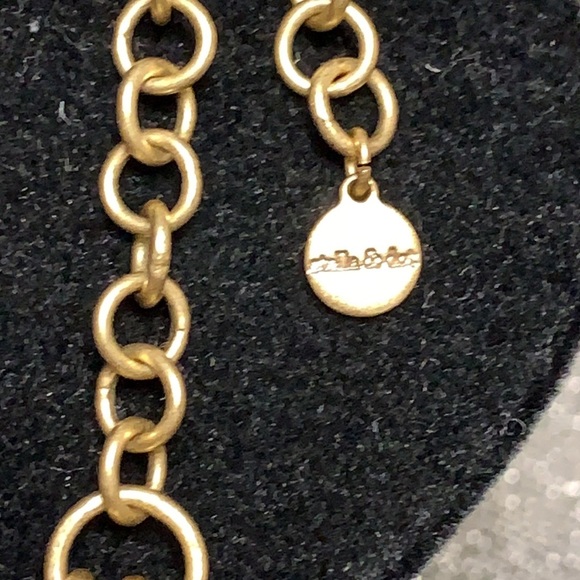 Stella & Dot Gold Toned Terney Layered Necklace - Picture 11 of 15